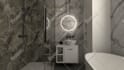 create a 3d interior design of your bathroom