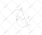 draw one line art, minimalist line art illustration with in 2 hours