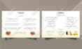 design a restaurant menu, food menu and custom menu