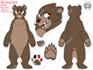 draw a cute reference sheet for your furry oc