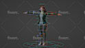 add 3d rig to your 3d character on blender