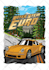 draw car automotive vehicle vector illustration for tshirt