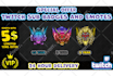 design twitch sub badges, twitch emotes, twitch badges