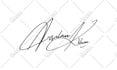 design a real handwritten signature logo or autograph