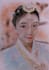 sketch handmade color pencil portrait drawing with shipping