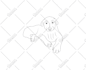 draw continuous one line art from your pet portrait  24 hours