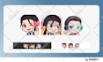 create vtuber chibi emotes for your twitch, youtube, discord or sticker