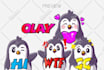 design custom twitch emotes or badges