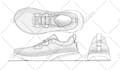 make a footwear, shoes, sneakers design for you