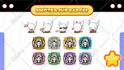 draw cute twitch emotes, animated emotes, vtuber or sub badges