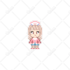 draw you or character you want in cute pixel art