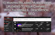 create youtube channel 40 meditation relaxing music videos
