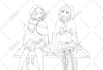 draw an anime art fanart of ony character