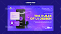 design mailchimp landing page, newsletter, template or email campaign