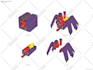 draw your mecha, armor character, oc, tokusatsu, fanart, in anime chibi style