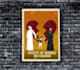 minimalist play or stand up comedy poster design