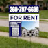 do eye catching custom yard sign design, lawn sign, real estate yard signs