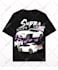 design car streetwear, t shirt high large grunge cars art