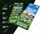 design lawn mowing, plumbing, hvac door hanger within 24 hours