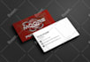 design trucking transport logistics and towing truck business card