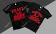 do bulk custom typography and trendy t shirt design