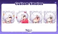 create custom vtuber chibi for twitch emotes or sub badges