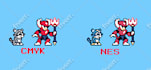 create custom mega man style pixel art portraits