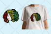 create custom african american character t shirt for your choice
