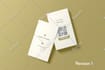 design a modern business card and stationeries