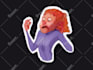design cartoon stickers or character, illustration ,digital art as badge,patch