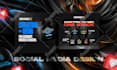 design creative social media posts, banners, ads, templates