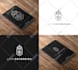 do flat minimalist logo design and branding for your business