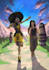 draw multiple anime characters in a stupendous picture
