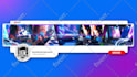 design youtube gaming twitch facebook avatar mascot banner
