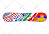 design awesome skateboard with detailed handrawn