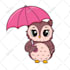 draw a cute cartoon animal mascot clipart character