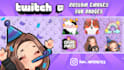 create custom chibi anime twitch emotes or sub badges