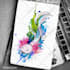 create a watercolor tattoo design