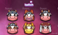 create a twitch set of sub badges and or emotes for you