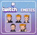 craft professional twitch logo, screens, overlays emotes, kick, animation