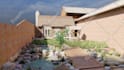 do backyard landscape design, garden, fireplace, pool, deck and patio design
