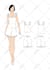create technical fashion illustration, flat drawing, pattern design