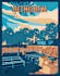 create retro, vintage travel poster for any place in the world and illustration