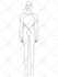 draw continuous watercolor one or single vector line art illustration