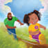 create a cute children book illustration and cover