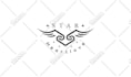 do flat minimalist logo design and branding for your business