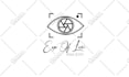 design hand drawn feminine, botanical and mystical logo