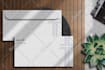 design a modern business card and stationeries