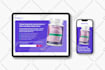 design a high converting figma landing page UI