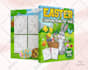 do coloring book cover and pages, activity book for kids, cover, children